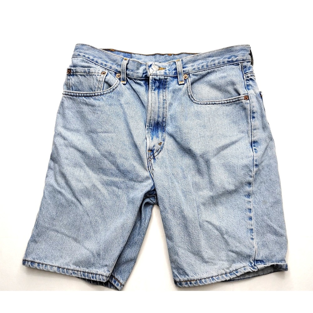 Levis 505 Men's Denim Jean Shorts Jorts Size 34 Y2K Made in USA 2003 Vintage 9in